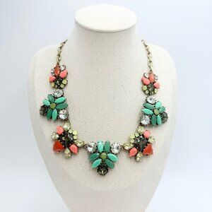 Stella and Dot Elodie Flowers Statement Necklace